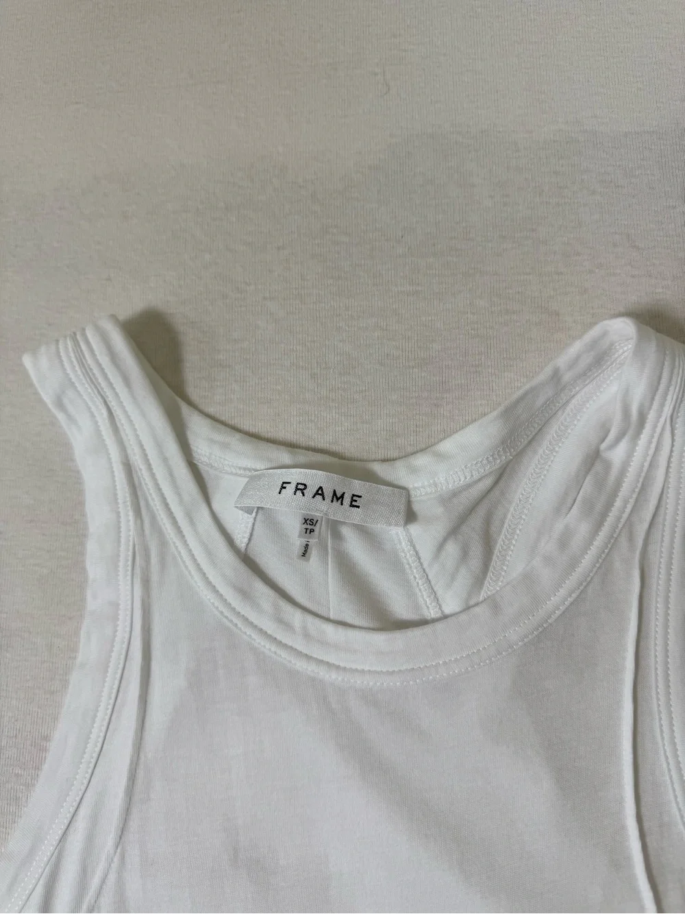Frame Organic Pima Cotton Tank Top XS